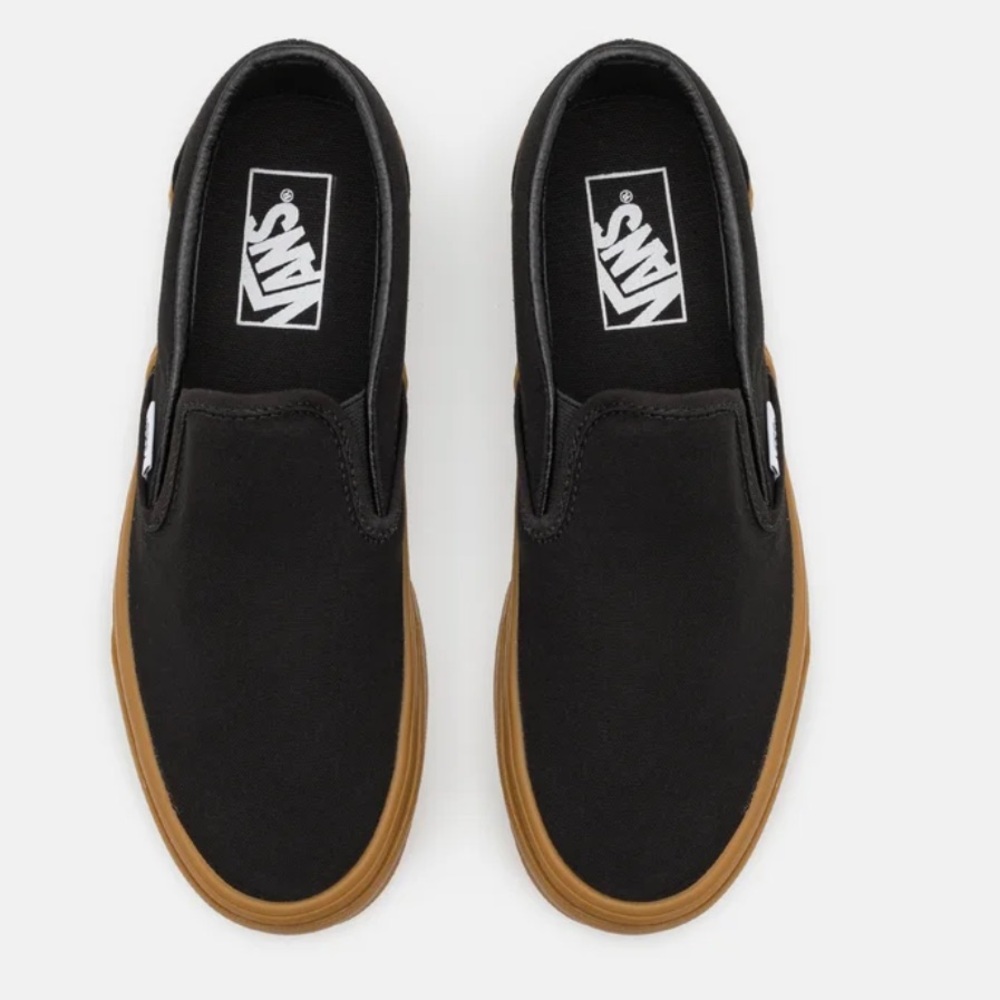Vans x Dennis Enarson BMX Sneaker Pop Cush Black Slip On Gum Sole 7 NWT Limited - Picture 2 of 5
